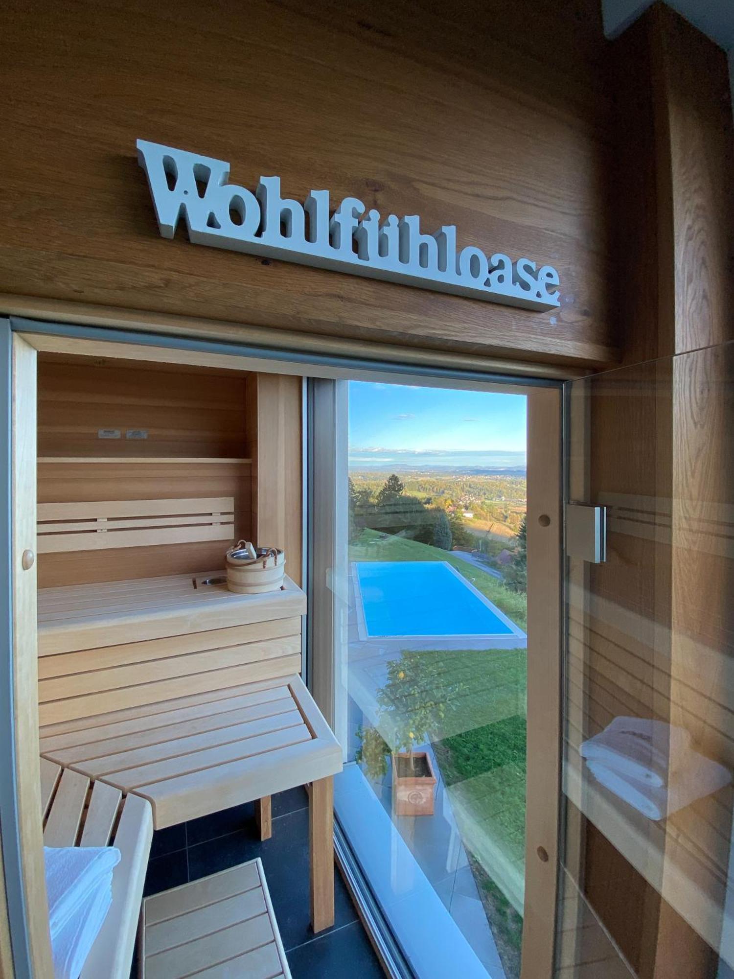 Greim15 --- Ganzes Ferienhaus Mit Fernsicht, Pool, Wellness Deutschlandsberg Luaran gambar