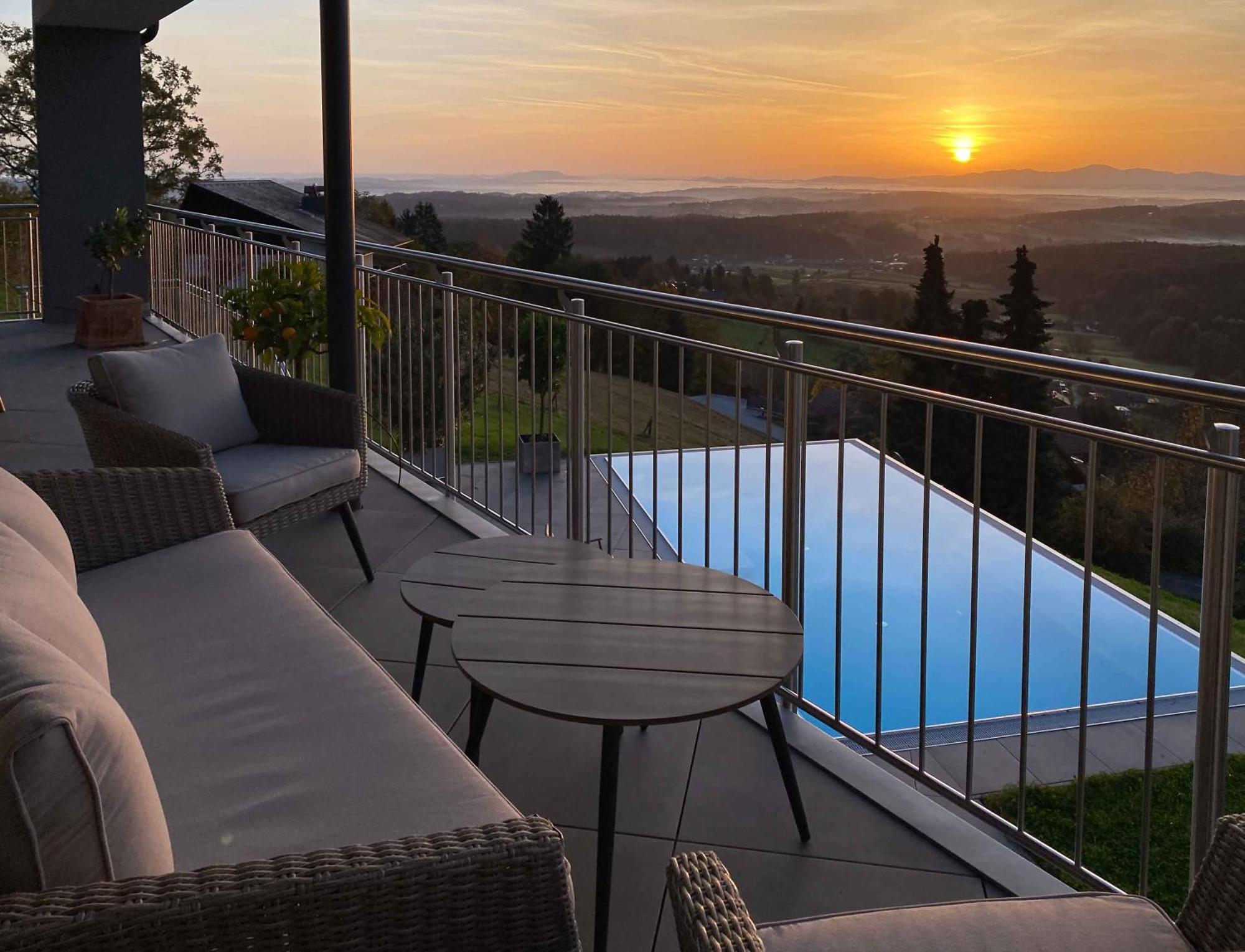 Greim15 --- Ganzes Ferienhaus Mit Fernsicht, Pool, Wellness Deutschlandsberg Luaran gambar